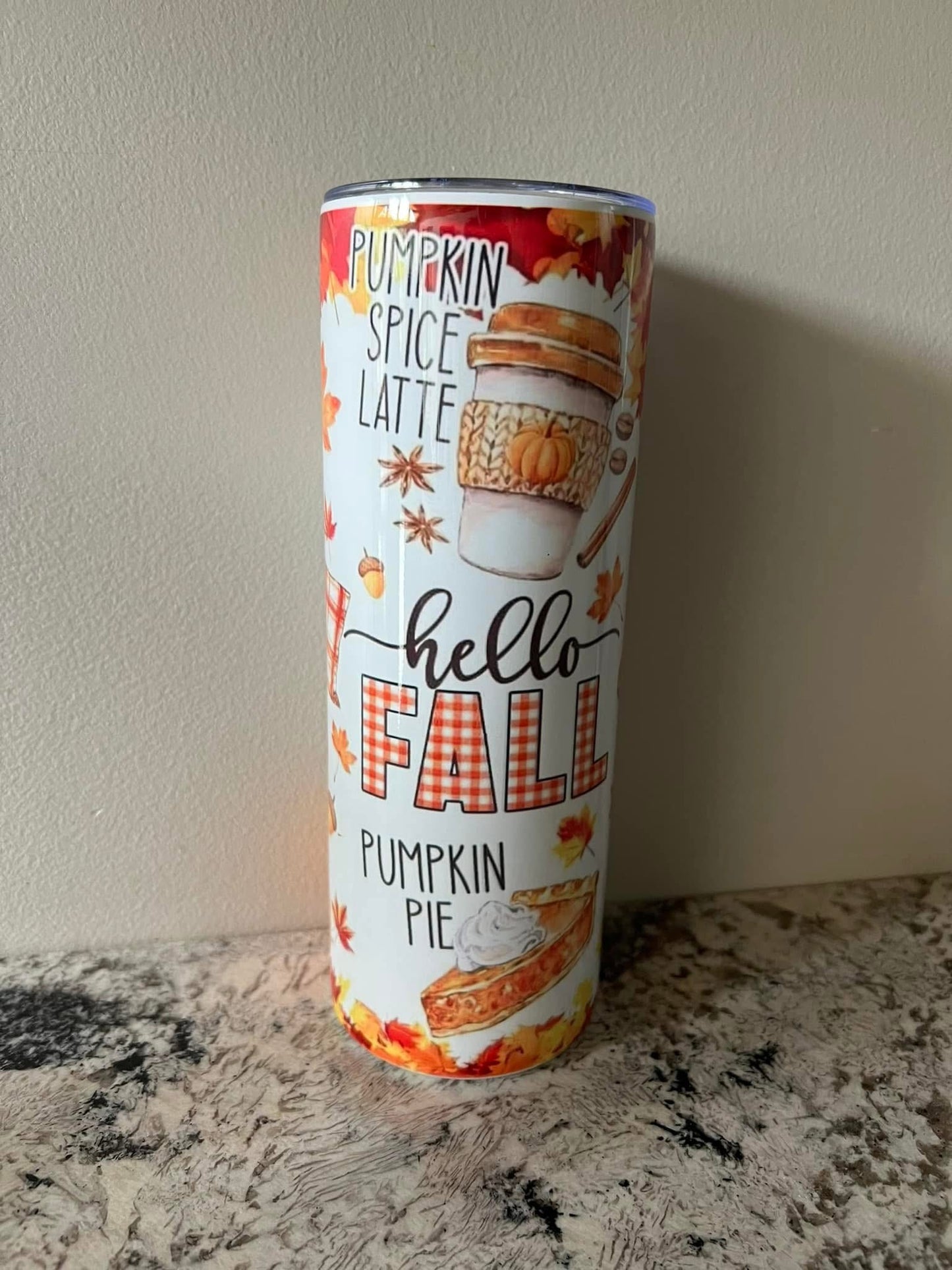 Hello fall 20oz tumbler