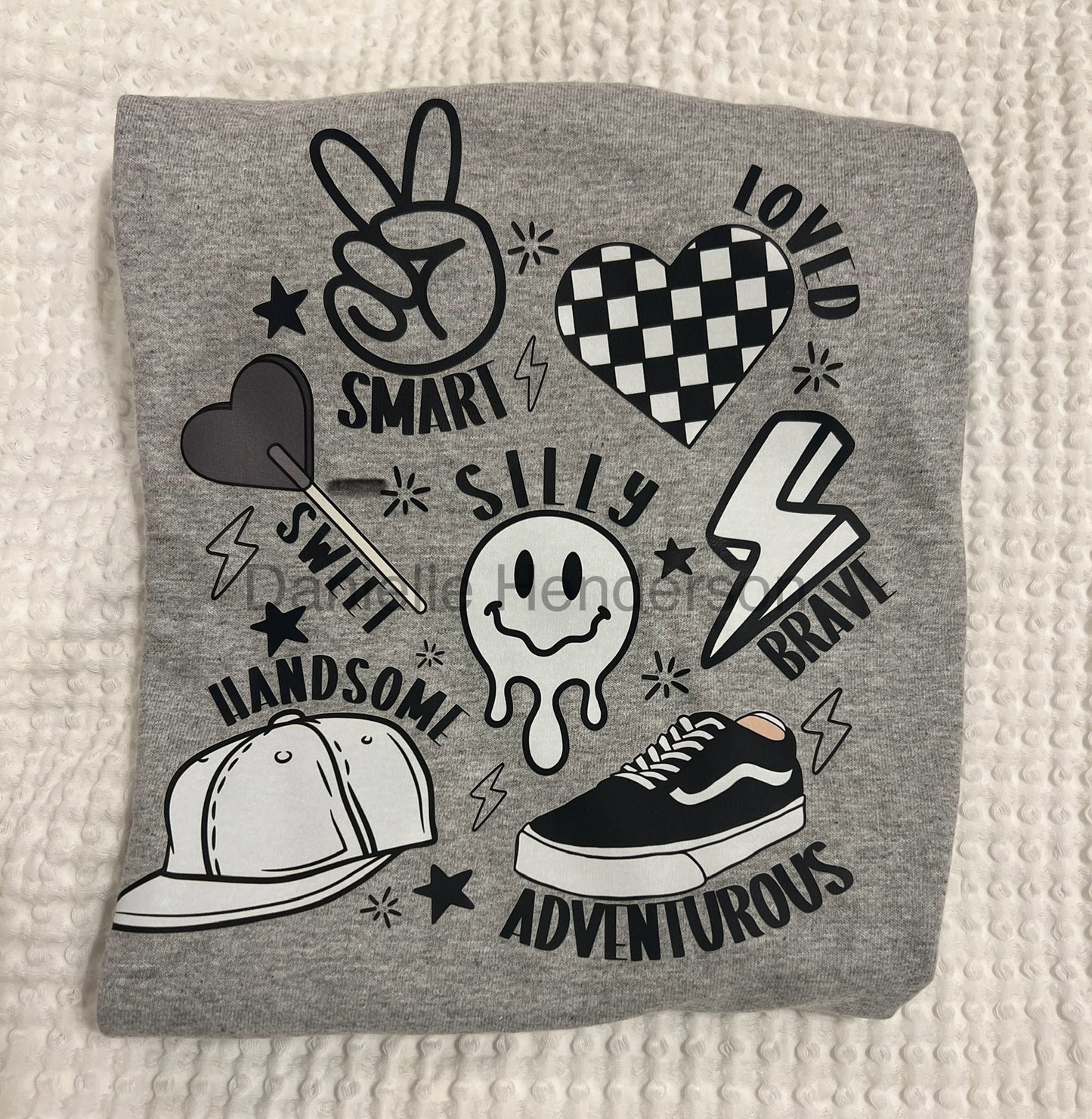 Smart,loved,handsome t-shirt