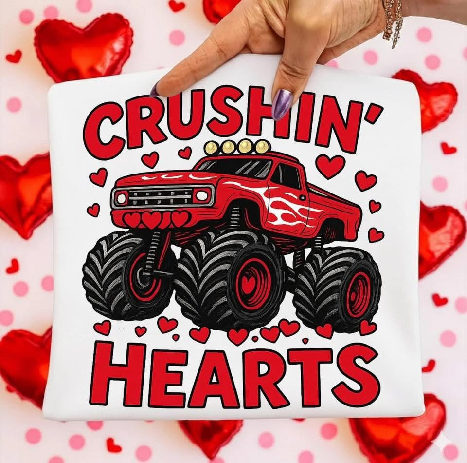 Crushin hearts white t-shirt