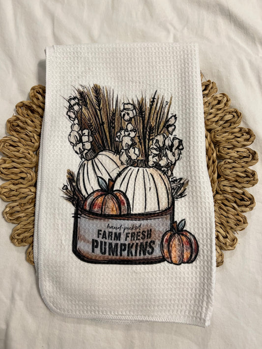 Fall hand towels