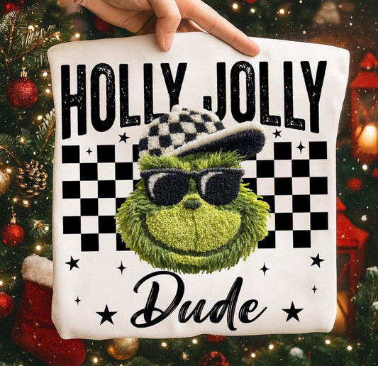 Holly jolly dude t-shirt