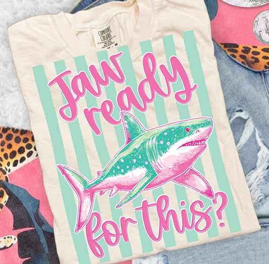 Jaw ready for this? comfort color ivory t-shirt