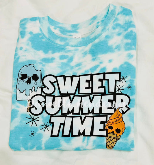 Sweet summer time tyedye t-shirt