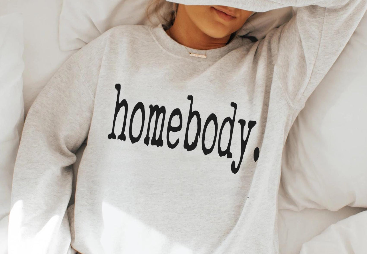 Homebody Gildan crew on ash