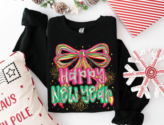 Happy New Year Crew Sweater