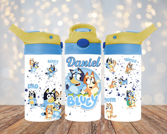 Bluey tumbler personalized