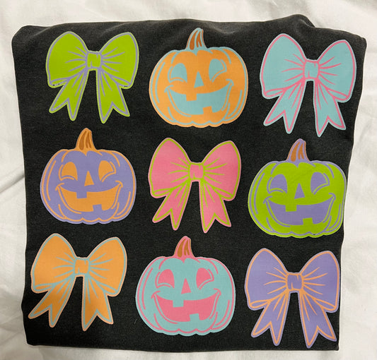 Pumpkin and bows CC t-shirt (Pepper)